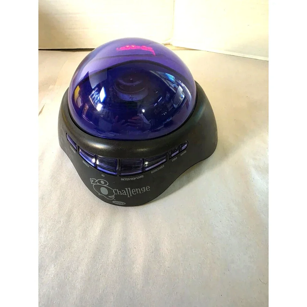 Vintage Challenge 20 Q Electronic Guessing Game Rare Black Color